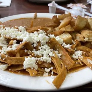 Chilaquiles Breakfast Plate