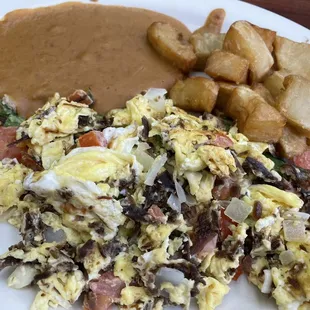 Machacado Breakfast Plate