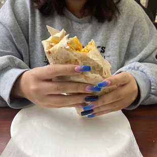 Ham &amp; Egg Breakfast Burrito