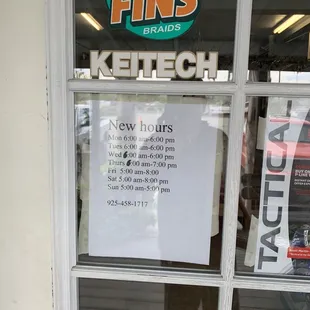 Front door new hours.