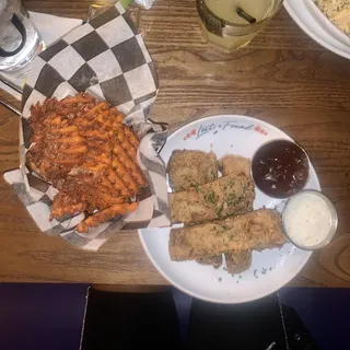 Fried Ribs with Hennessy BBQ Sauce