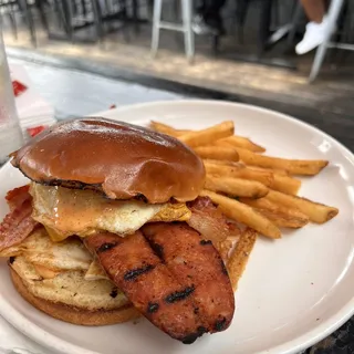 Fried Egg Breakfast Sandwich