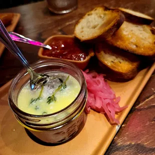 Chicken Liver Pate w/ Strawberry Jam