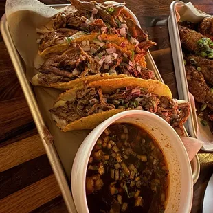 BIRRIA TACO (3) during Happy Hour for $15 on a Sunday - 8/10 rating