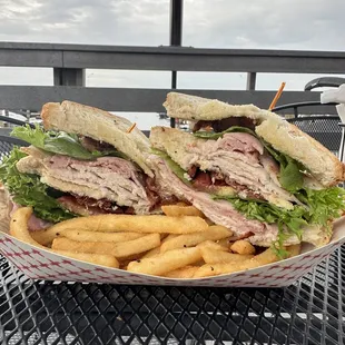 Stacked Club Sandwich