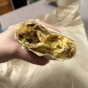 "egg-white" burrito