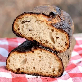 Pane da tavola ($8) - rustic Italian-style loaf, very long