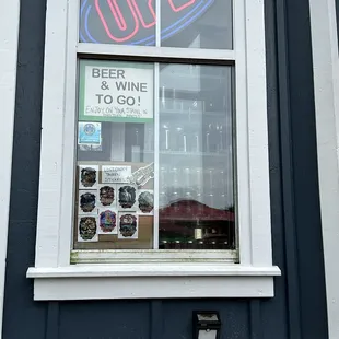 Beer and wine store In restaurant