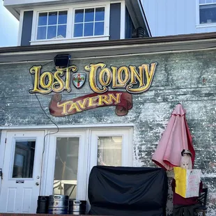 the front of the restaurant