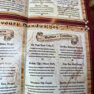 Menu (Mar 2024) - Zoom in for details and prices