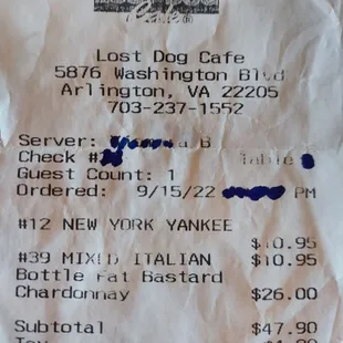 Receipt
