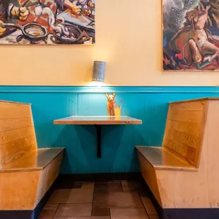 interior, sushi and sashimi