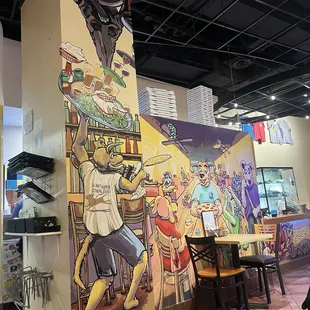 Artwork on the walls were the cutest. My kids loved it!
