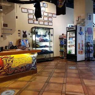 interior, tacos