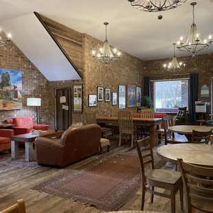 the interior of a coffeehouse