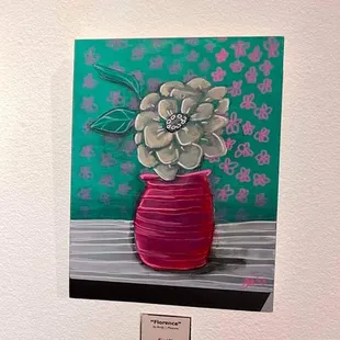 "Florence"  by Andy j. Moture 8" x i0- Acrylic on Wood $175.00 www.andyjmosure.com