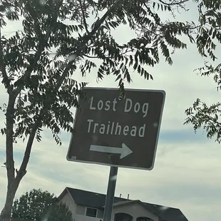 Lost Dog Trail Sign