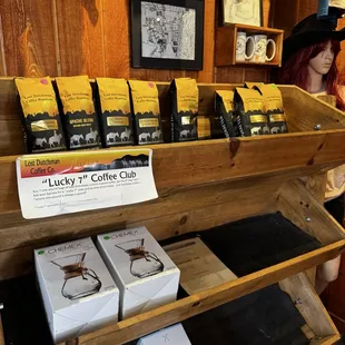 Their own roasted coffee join the Lucky seven club