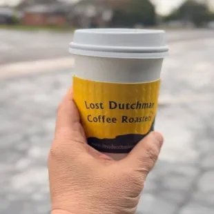 The coffee to go is the way to go. (when you can't find a seat inside)