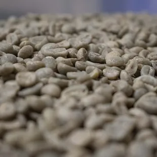 a pile of coffee beans