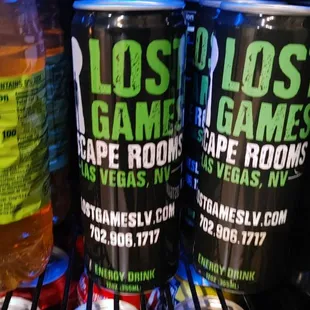 They have their own energy drink!!!