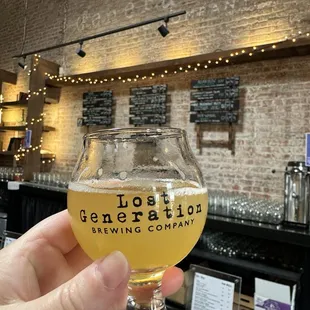 Totally Radical - 5% blonde ale - 100% mosaic. Proceeds today go to Capitol Pride!