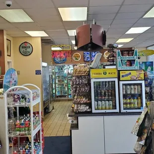 the inside of a store