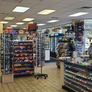 the inside of a store