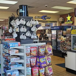 the inside of a store