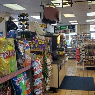the inside of a grocery store