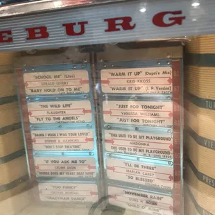 Nonoperational but cute. Oddly only the b-sides from major stars and the closing theme to A League of their Own.