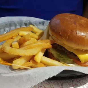 Burger was fantastic