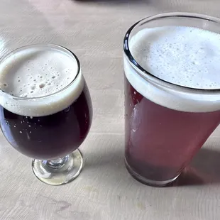 Two perfect ales from the 20+ selections