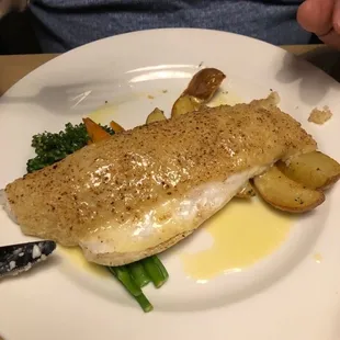 Macademia Nut Crusted Walleye