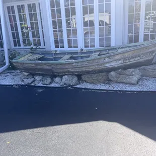 Cute photo op in front of restaurant