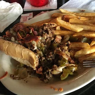 Bacon & Swiss Philly Cheese Steak