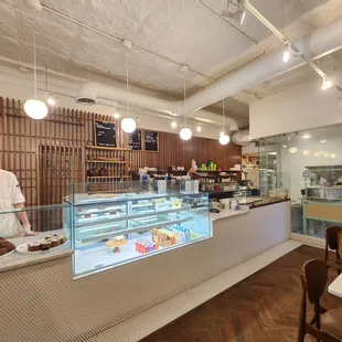 a man standing in front of the counter