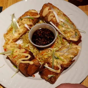 a plate of food on a table