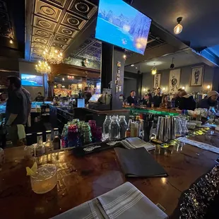 Bar area
