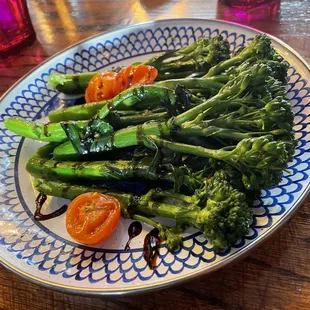Sautéed Broccolini --also a bit too sweet.