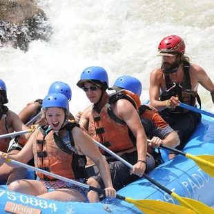 Taking on the rapids!!!