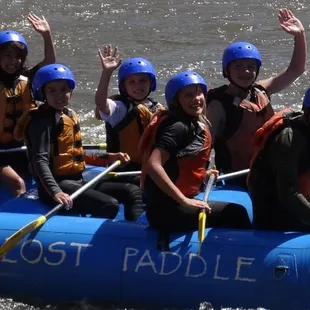 Colorado Springs family rafting