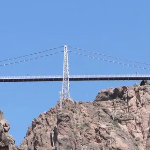 Royal Gorge Bridge as seen from a Lost Paddle Rafting trip.