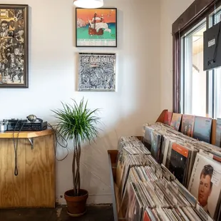 framed art &amp; listening station!