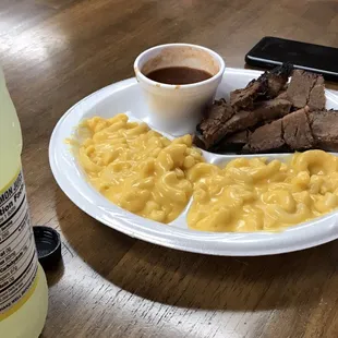 Beef Brisket, Mac &amp; Cheese