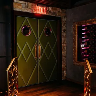 the entrance to the club