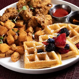 Chicken &amp; Waffles