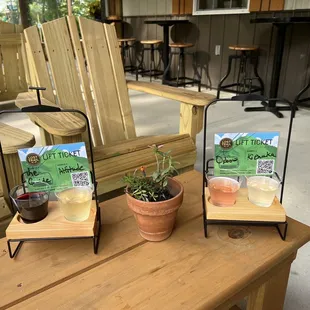 two bottles of wine on a table
