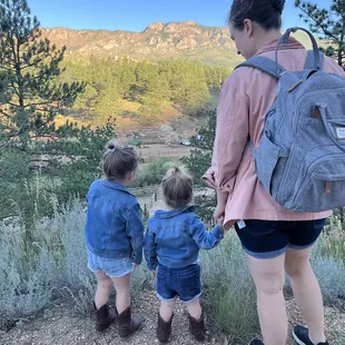 From just outside our cabin overlooking the horse corrals