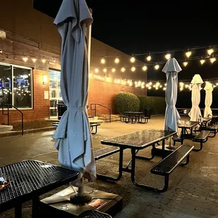 Plenty of outside seating